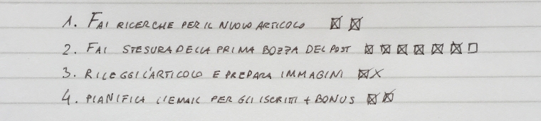 esempio tecnica del pomodoro