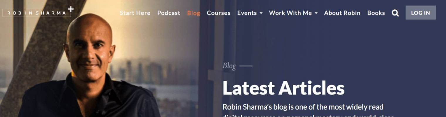 migliori blog crescita personale robin sharma